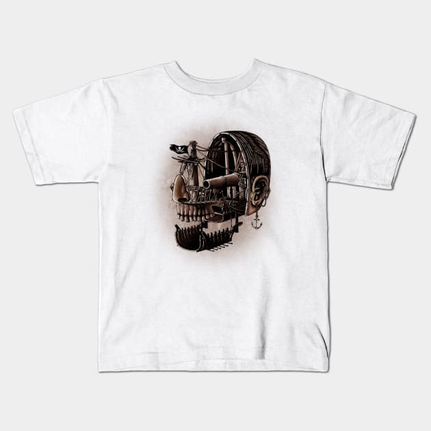 Destructured Pirate #1 Kids T-Shirt by Vinsse